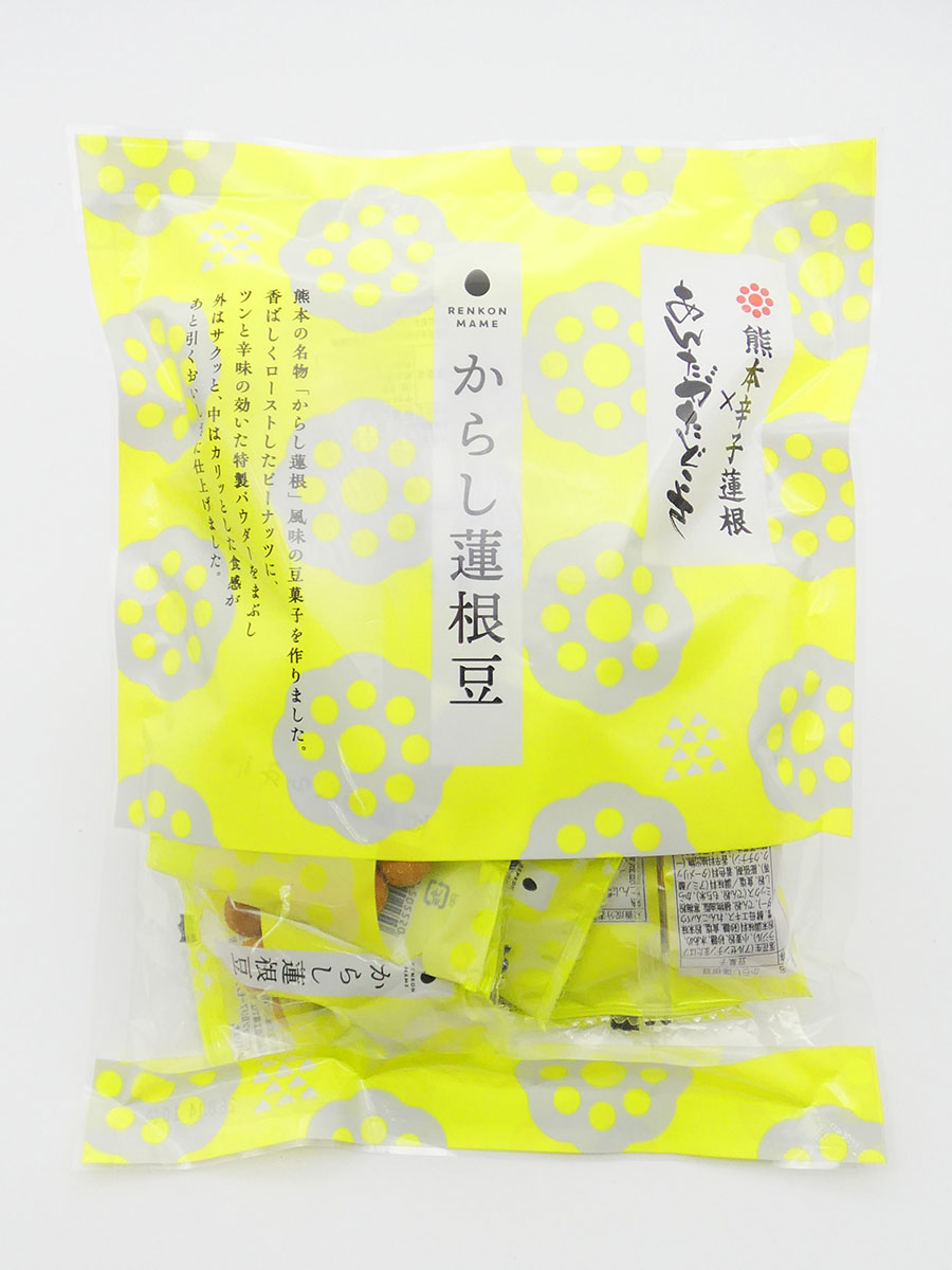 からし蓮根豆
